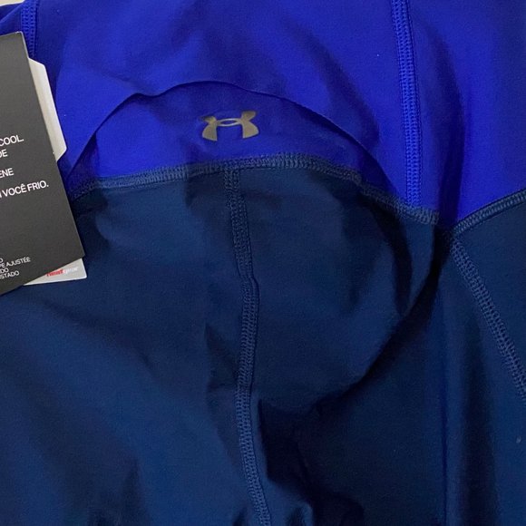 Under Armour Womens Workout Leggings - EXTRA SMALL Gym Leggings (2-Tone Blue) - Picture 7 of 10